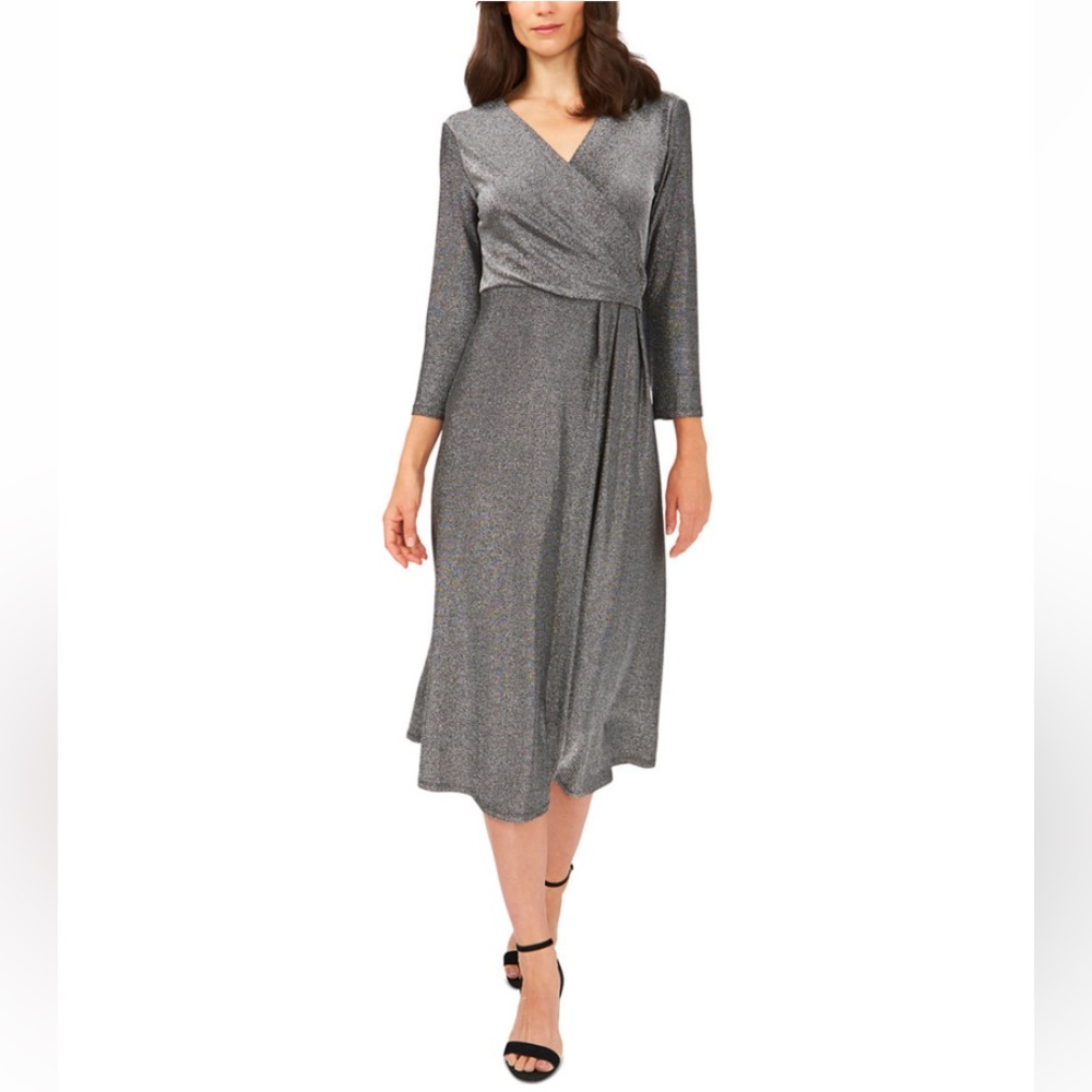 *SALE* MSK Metallic midi dress size Large